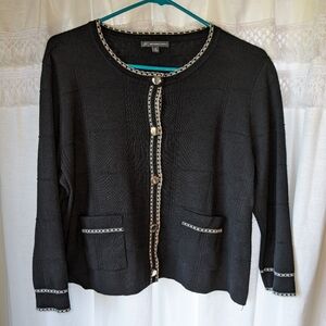 Adrianna Papell button up sweater